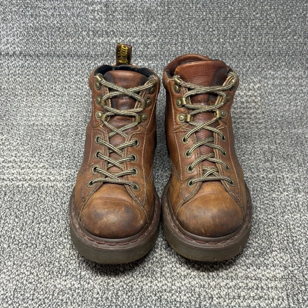 Dr Martens 10937 Y2K Vintage Chunky Leather Hiking Boots Mens US 7 Brown